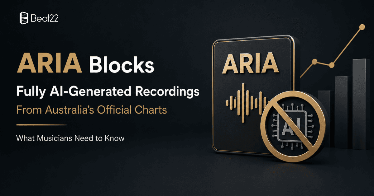 ARIA Blocks Fully AI-Generated Recordings From Australia’s Official Charts