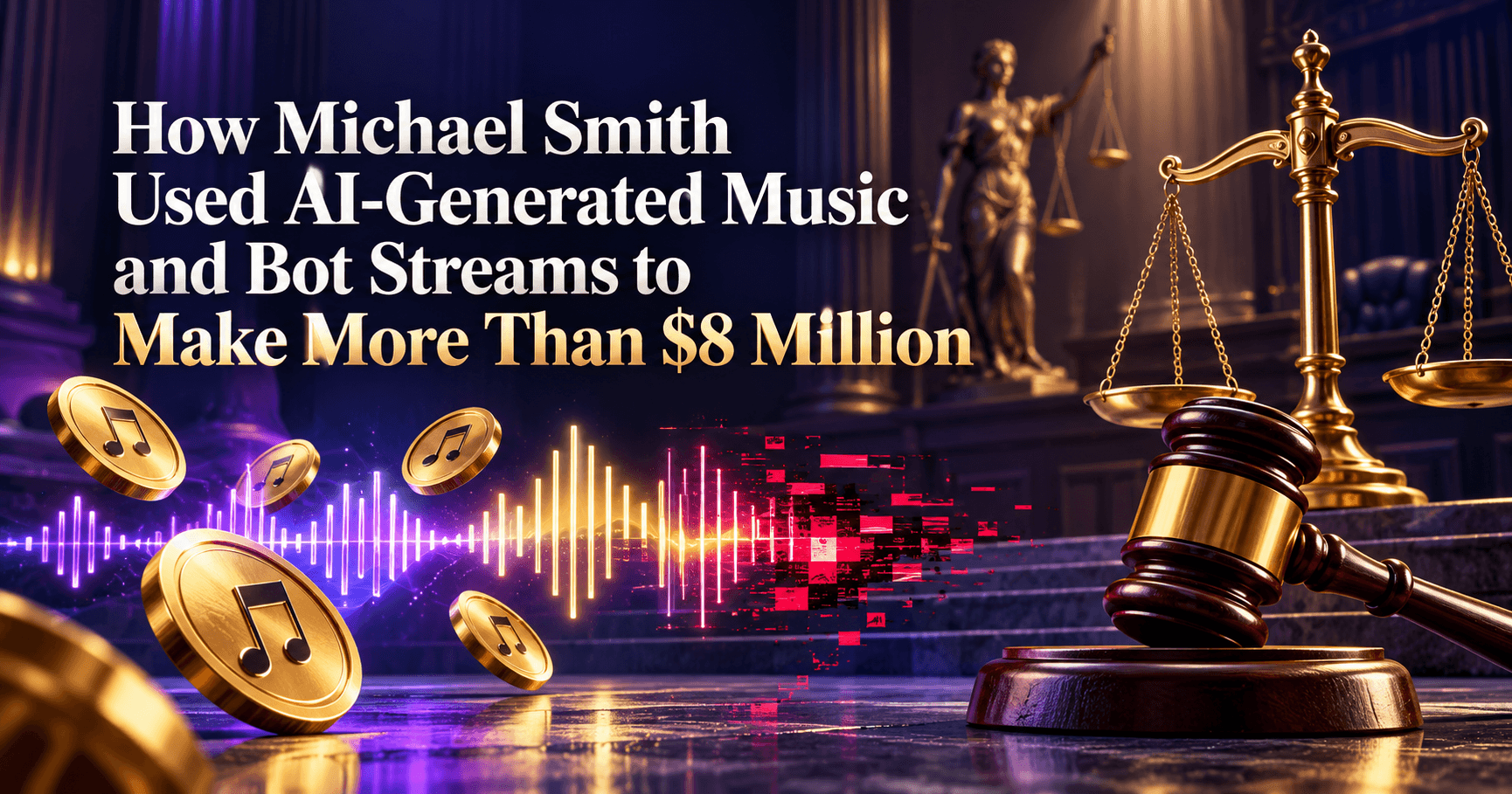 How Michael Smith Used AI-Generated Music and Bot Streams to Make More Than $8 Million