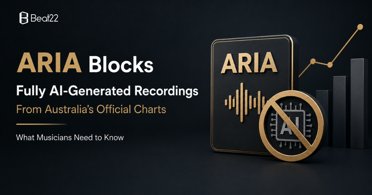 ARIA Blocks Fully AI-Generated Recordings From Australia’s Official Charts