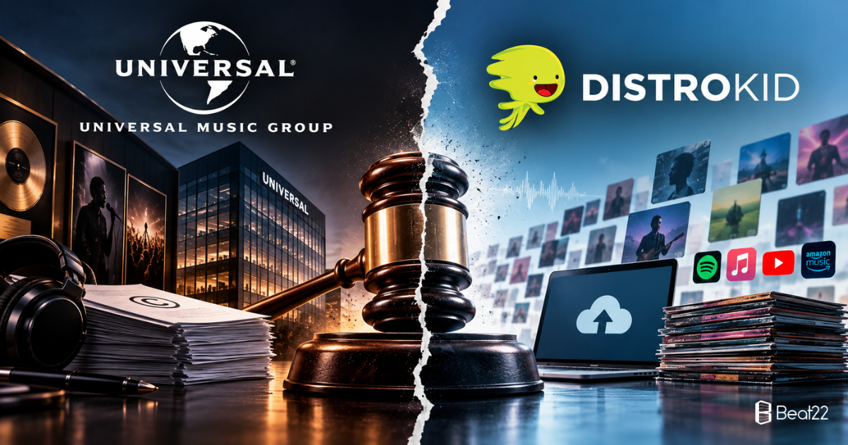 Universal Music Group vs DistroKid