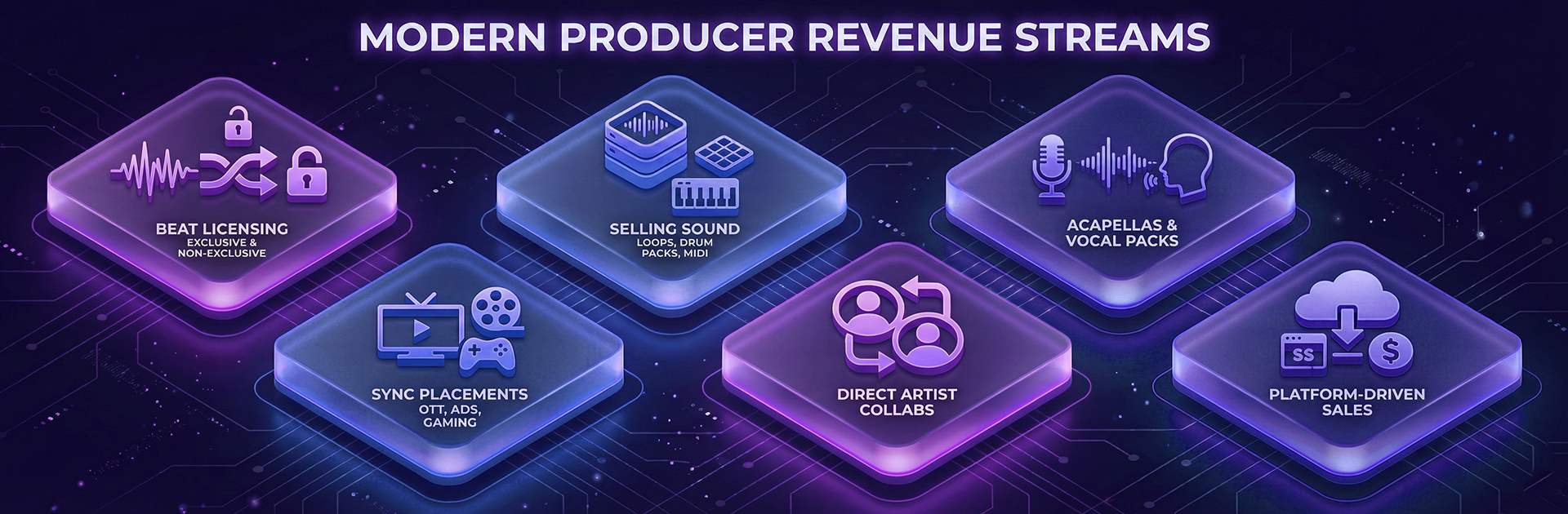music producers' revenue streams