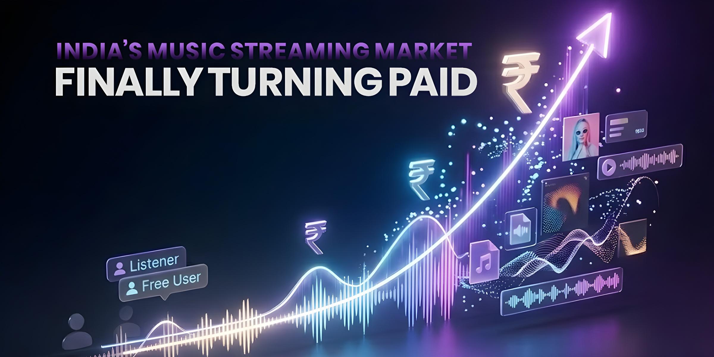 India’s Music Streaming Market Is Finally Turning Paid What It Means for Artists & Beat22