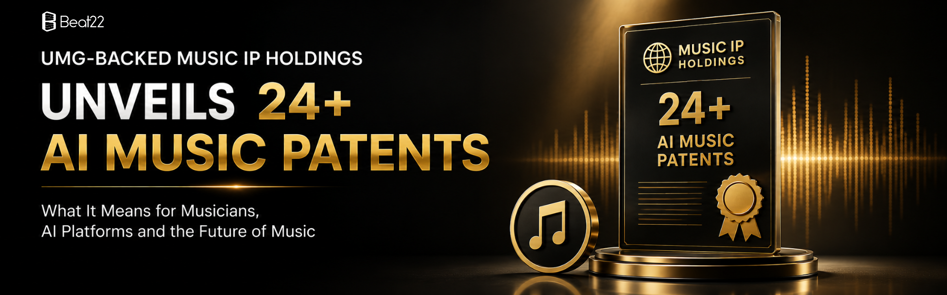 UMG-Backed Music IP Holdings Unveils 24+ AI Music Patents
